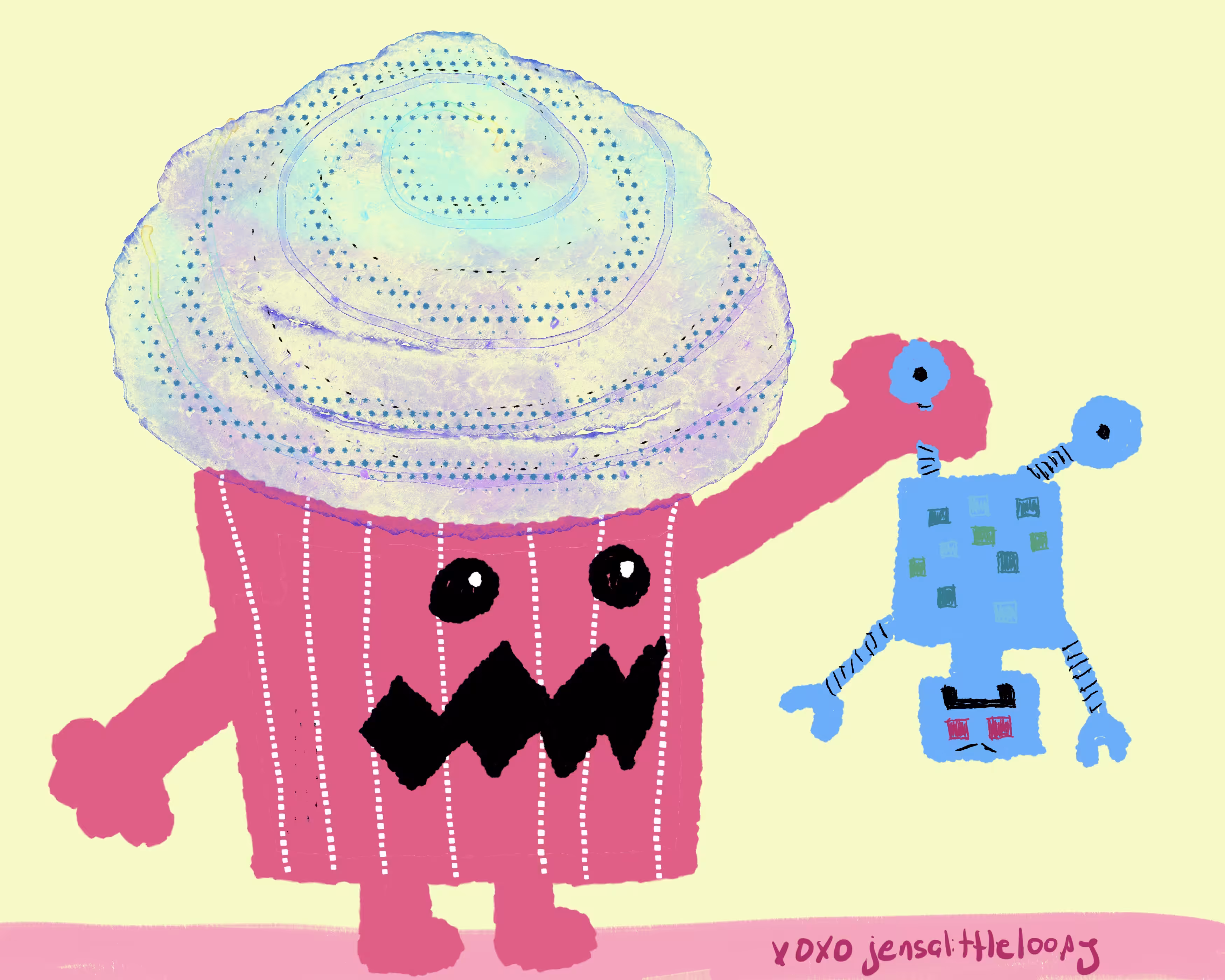 Cupcake that throws bots in the trash where they belong