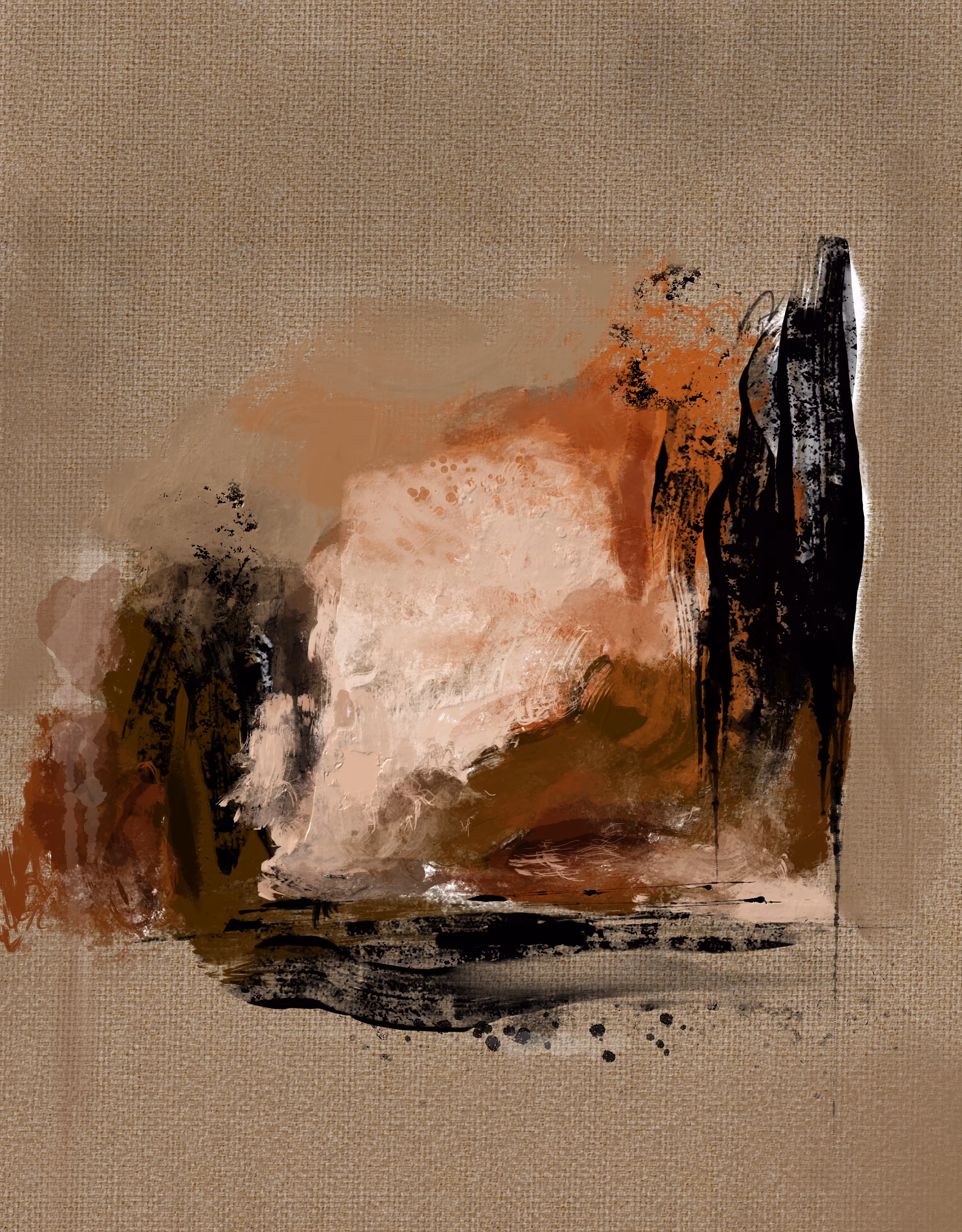 Soft earth, silent breath