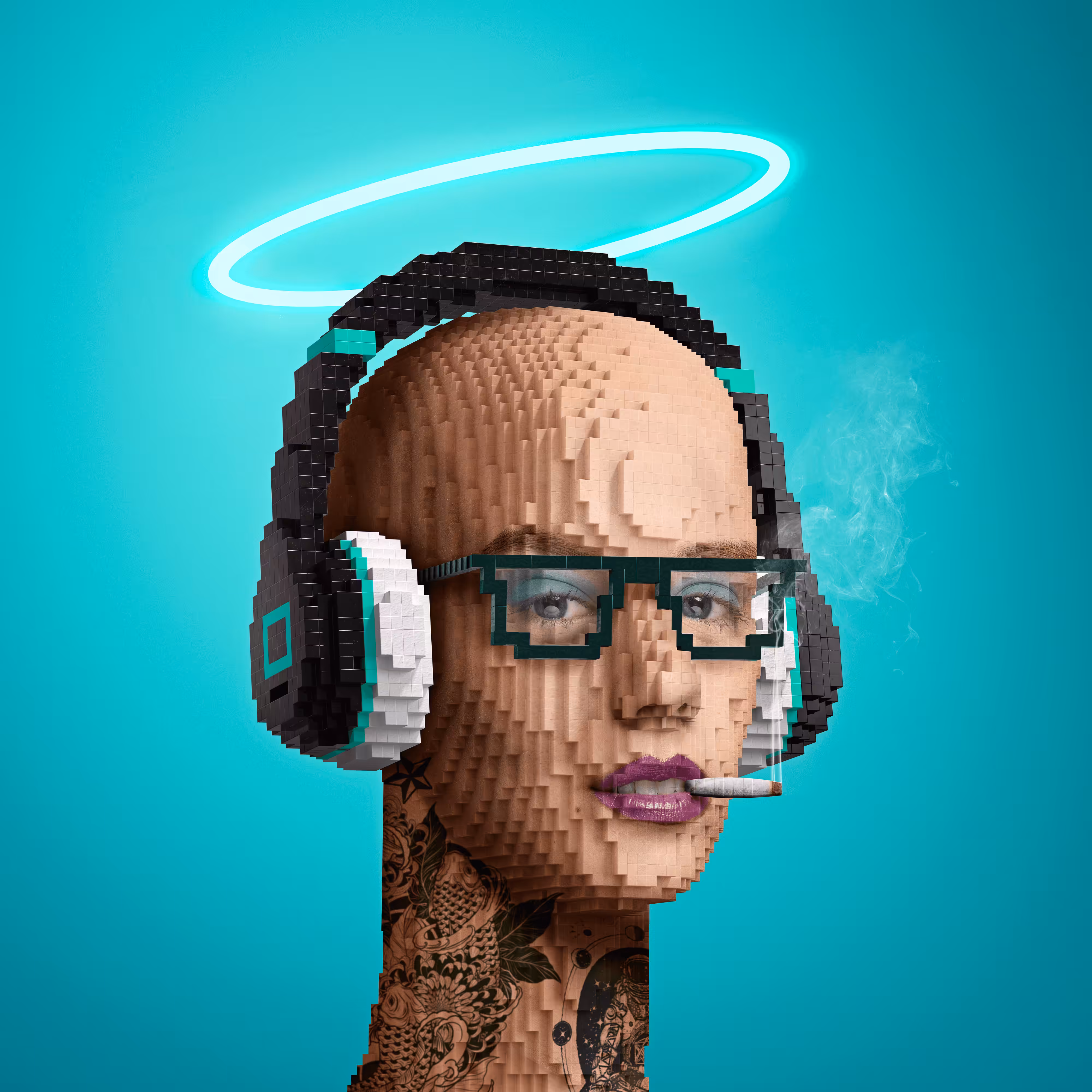 Block Head Punk 075