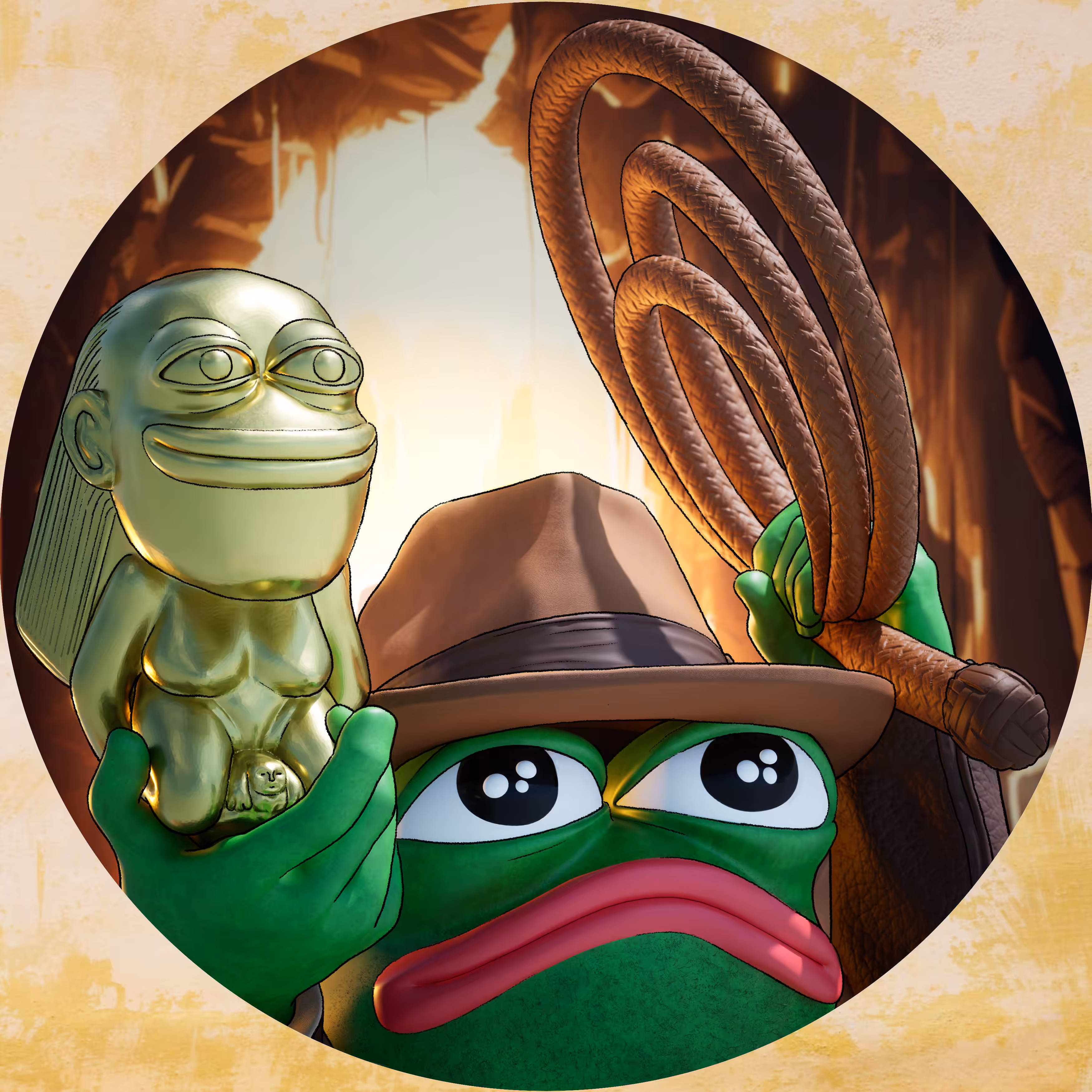 INDIANA PEPE SKULL