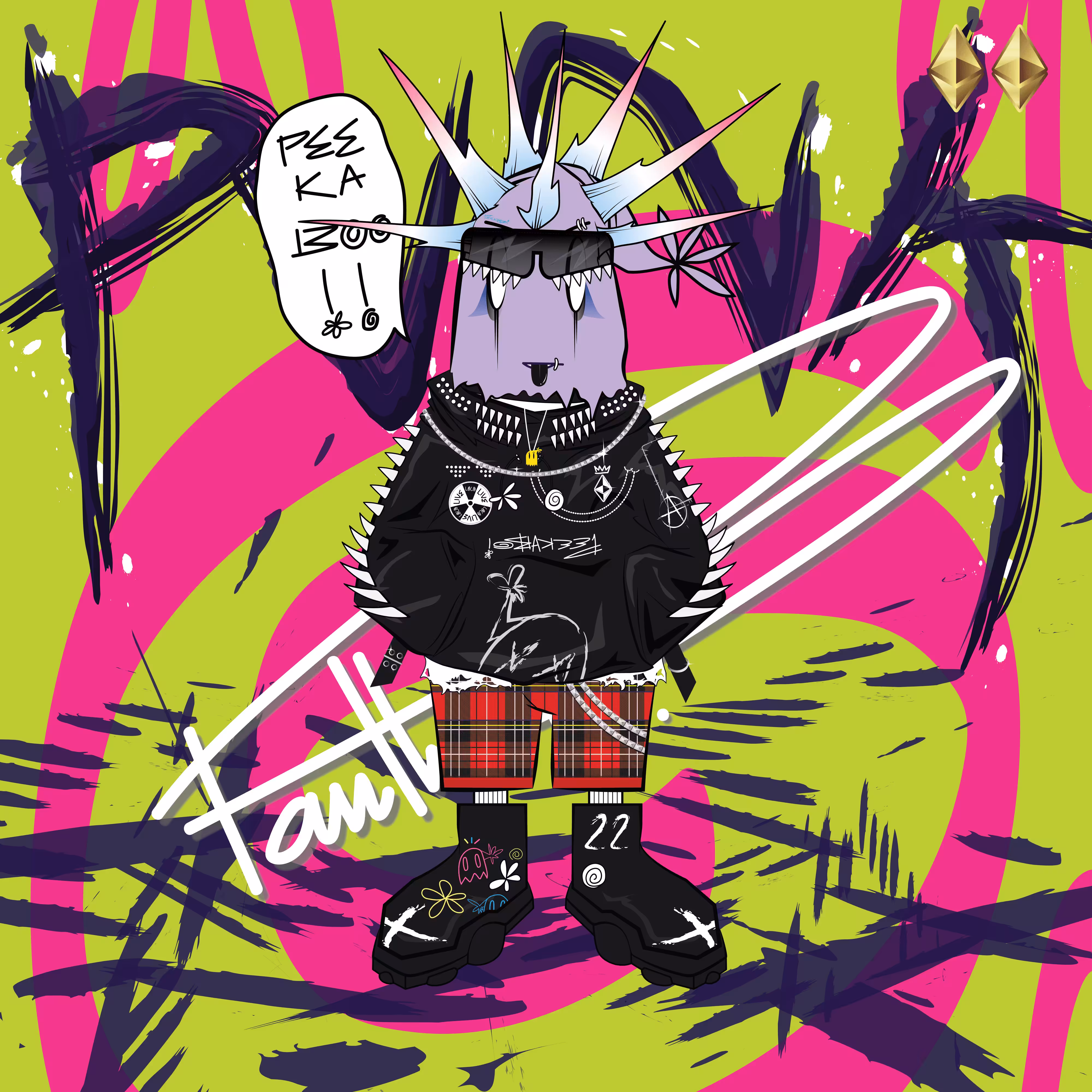 Peekaboi Punk22(Gold Rare)