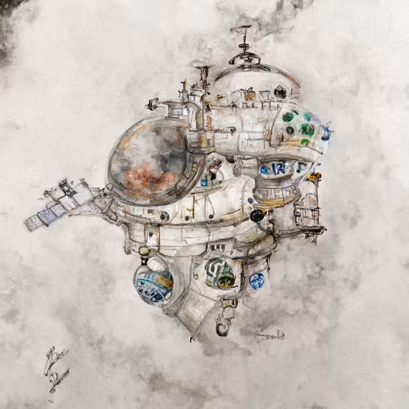 Utopian Space Castles #16