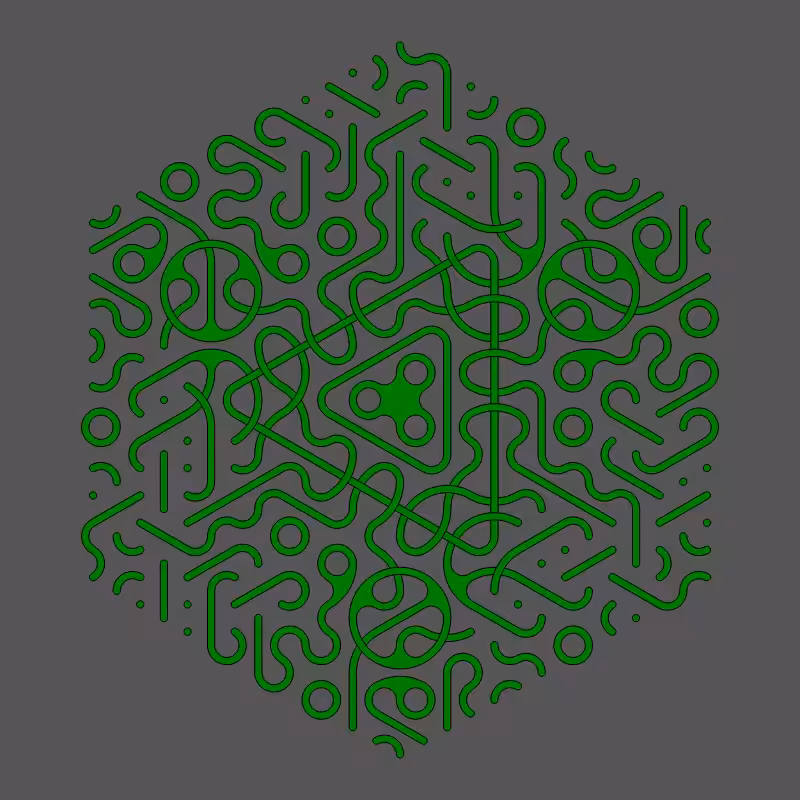 Threefold Symmetry - Dark Variations #61