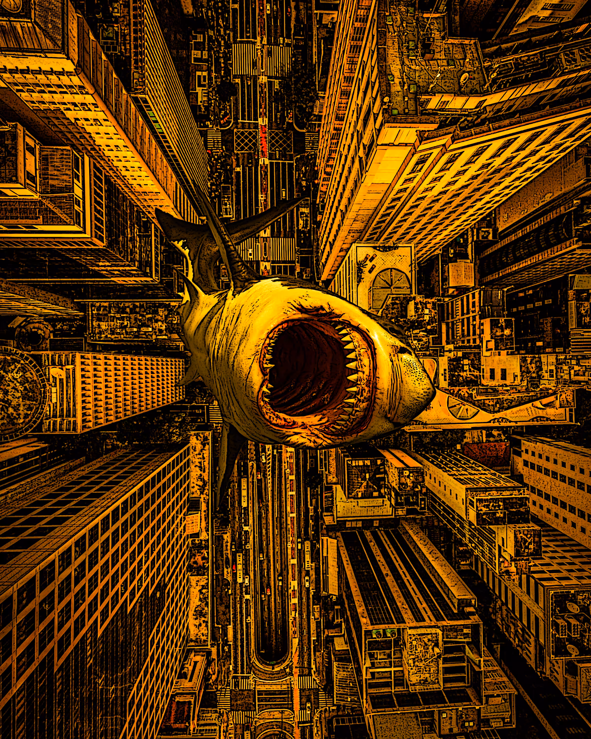 Photo Manipulation Art : Urban Predator
