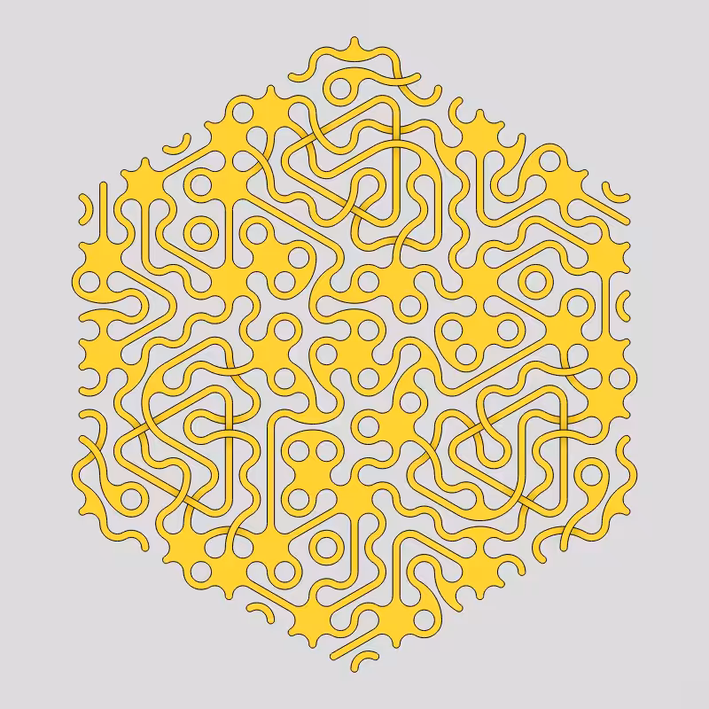 Truchet Threefold Symmetry #37