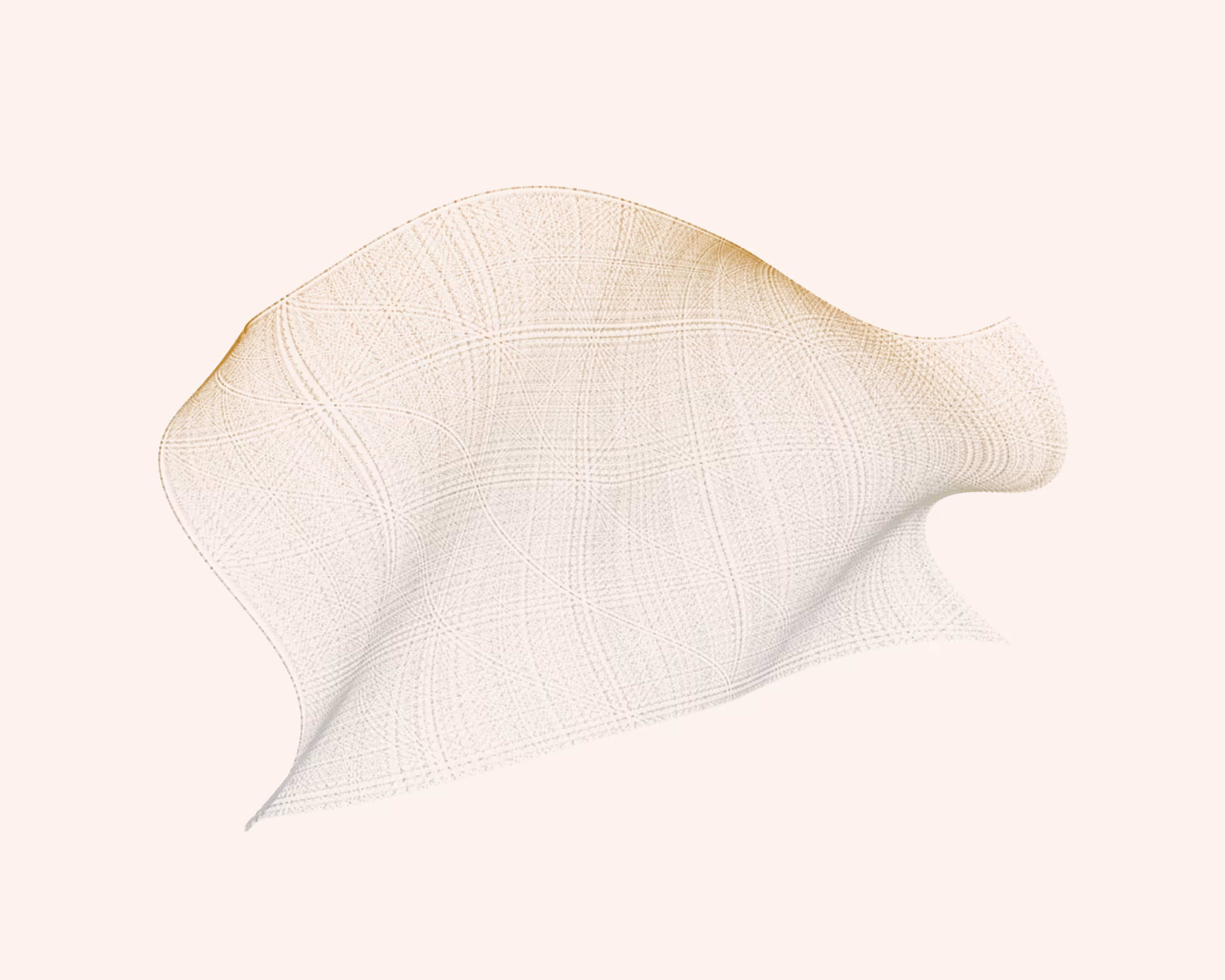 napkin on the floor, yellow