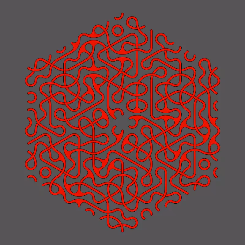 Threefold Symmetry - Dark Variations #50