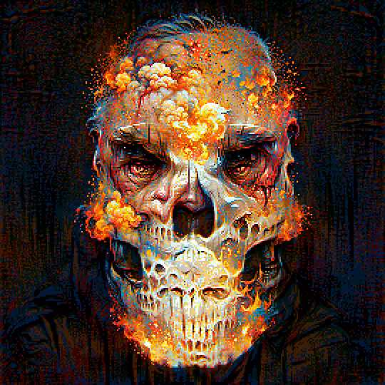 Fire Skull