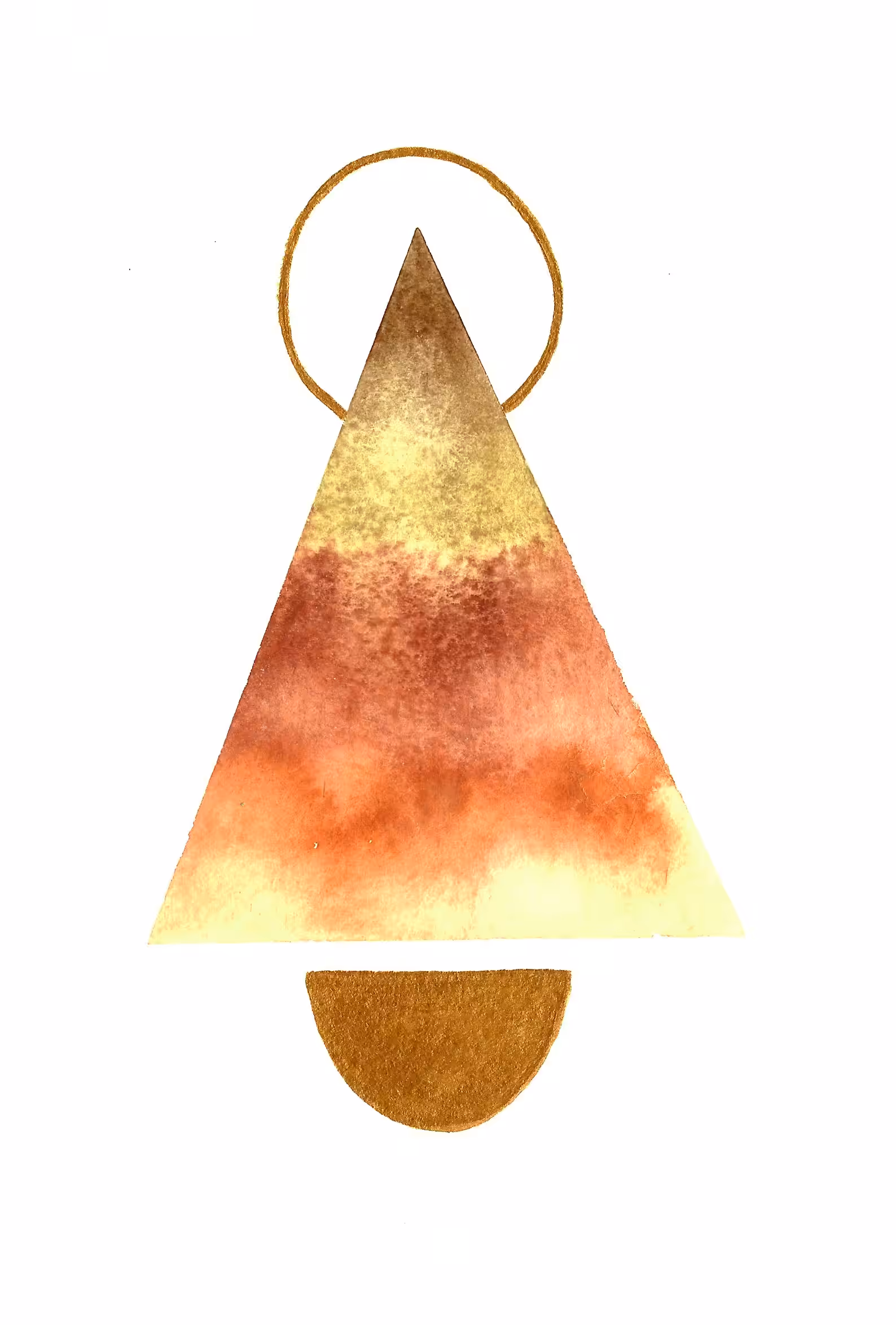 Amber Halo Moon