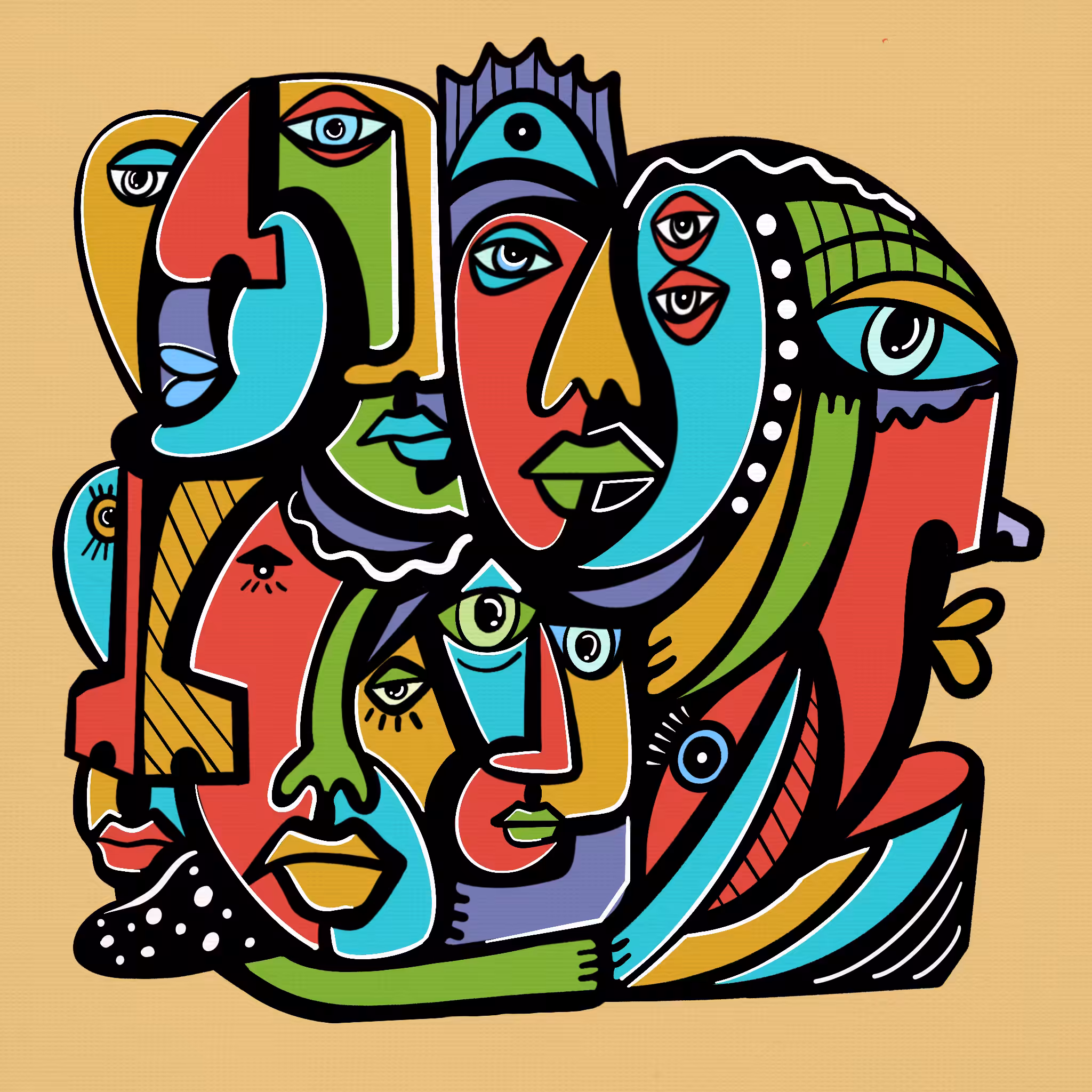 Abstract Faces