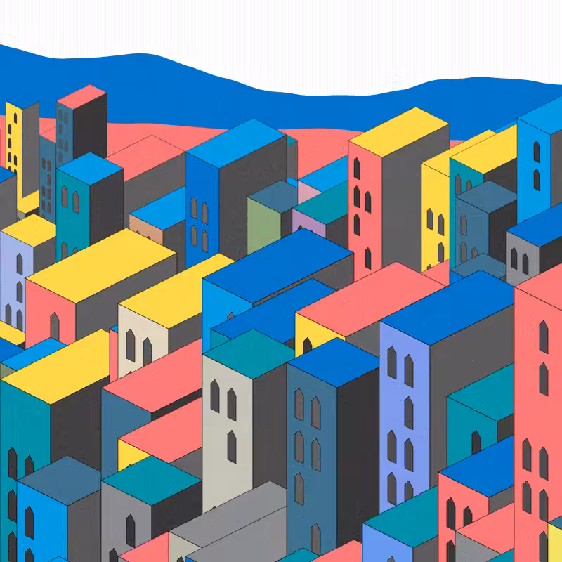 Coloured City #75