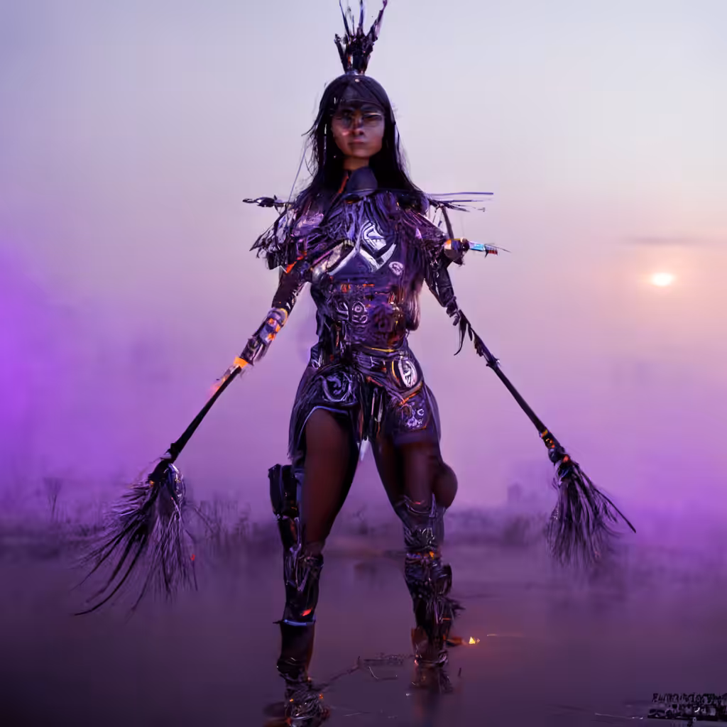 The hunting lady