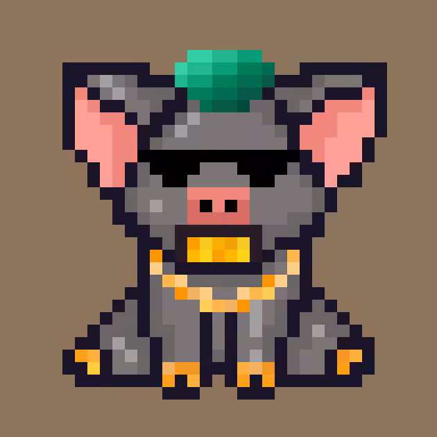 Punk Pig #01502