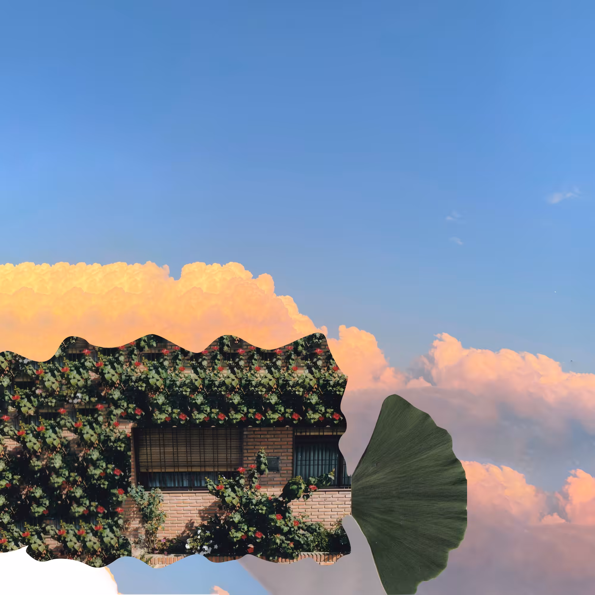 ventanilla en las nubes