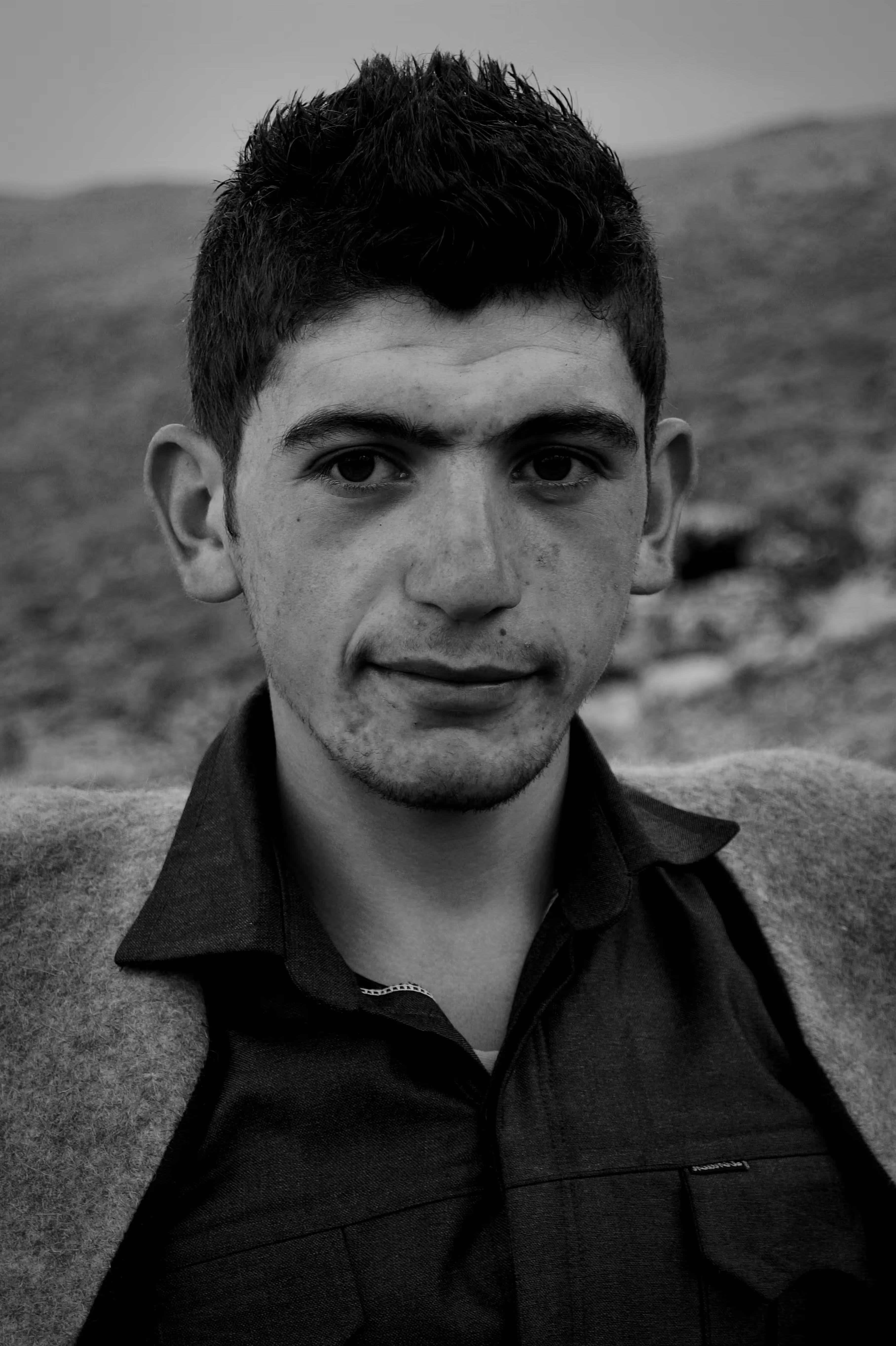 Broken portraits: A village youth