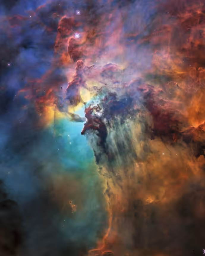 Hubble's 28th birthday picture: The Lagoon Nebula