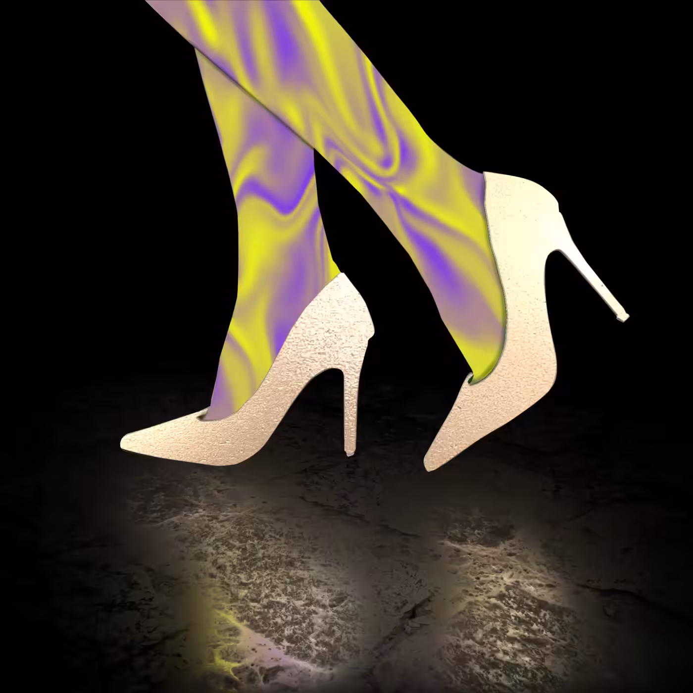 Feet'sh  in the shoes
