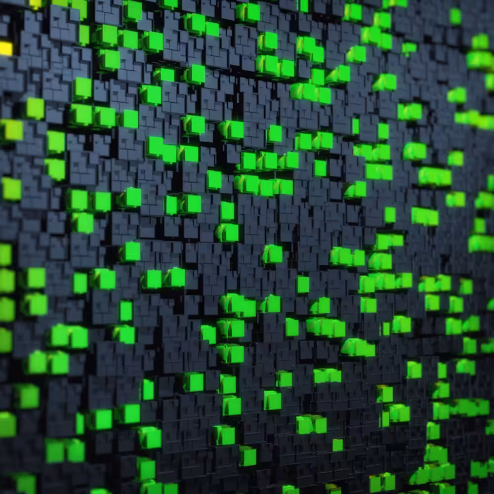 Abstract Techno Blocks