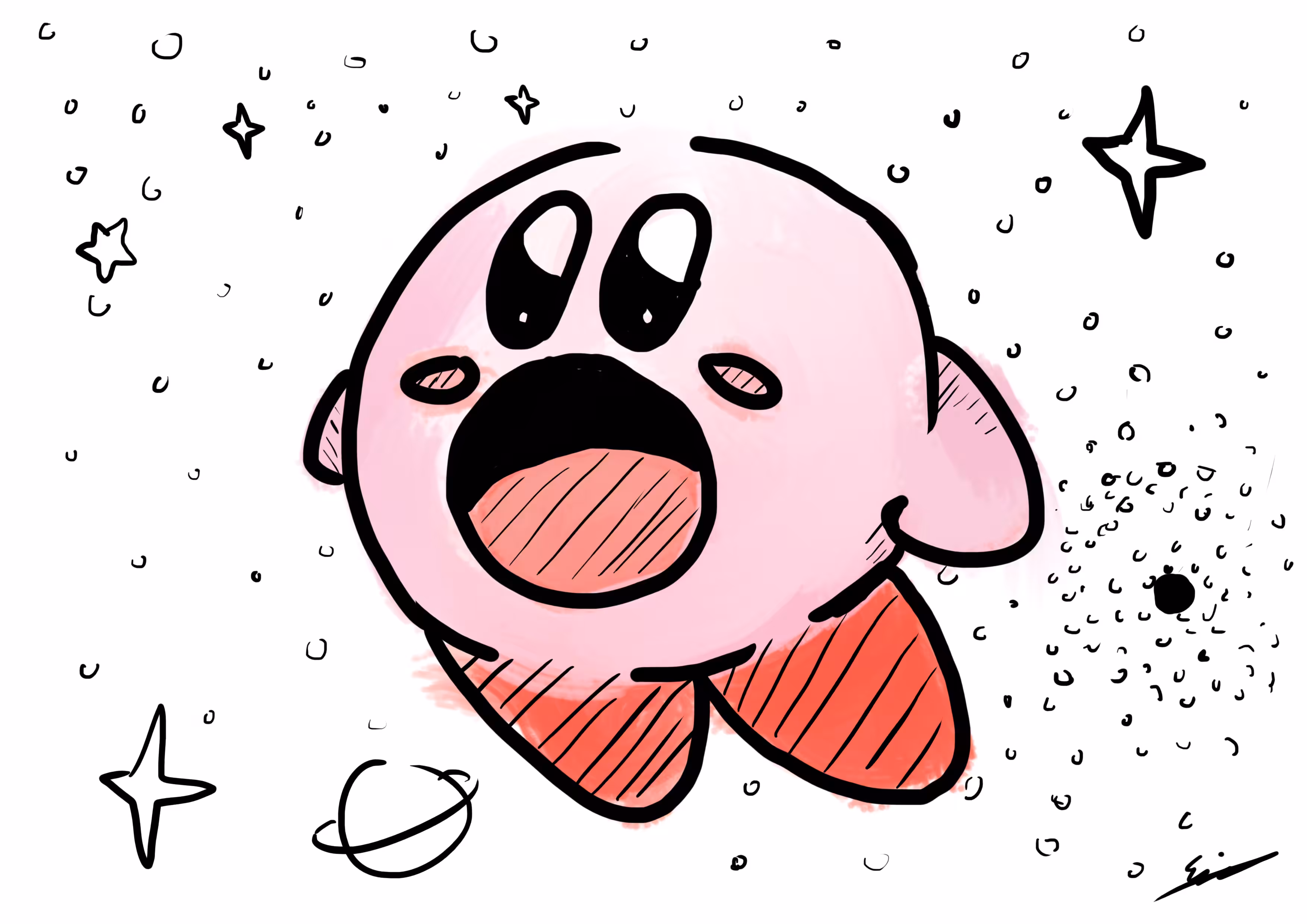 Kirby Doodle