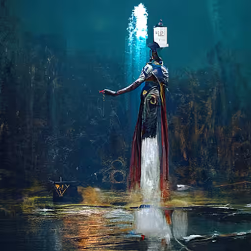 Water Tarot: The High Priestess #4