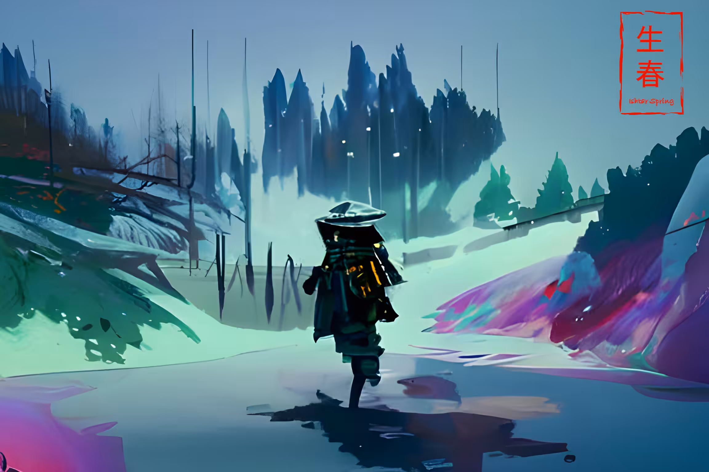Dystopic samurai future #1