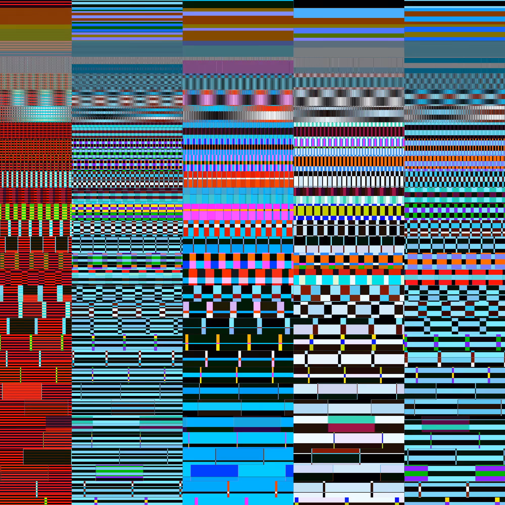 Glitchometry Stripes #4