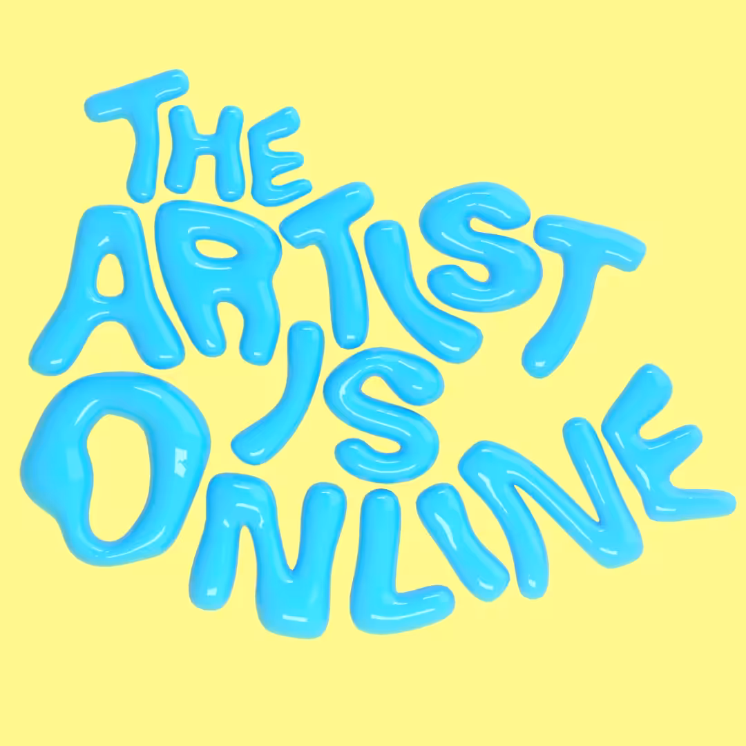 The Artist is Online (Yellow)