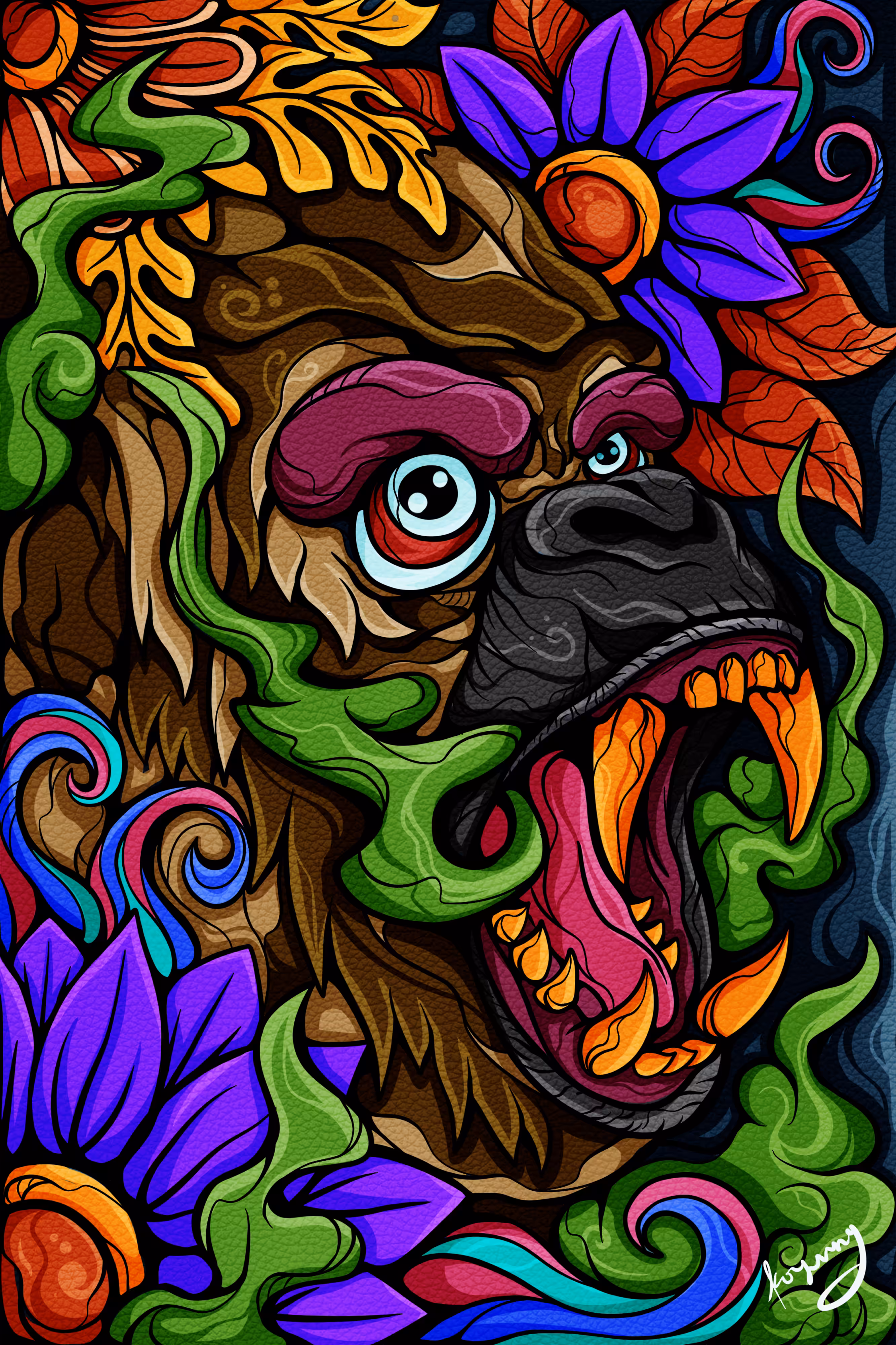 head of a kong