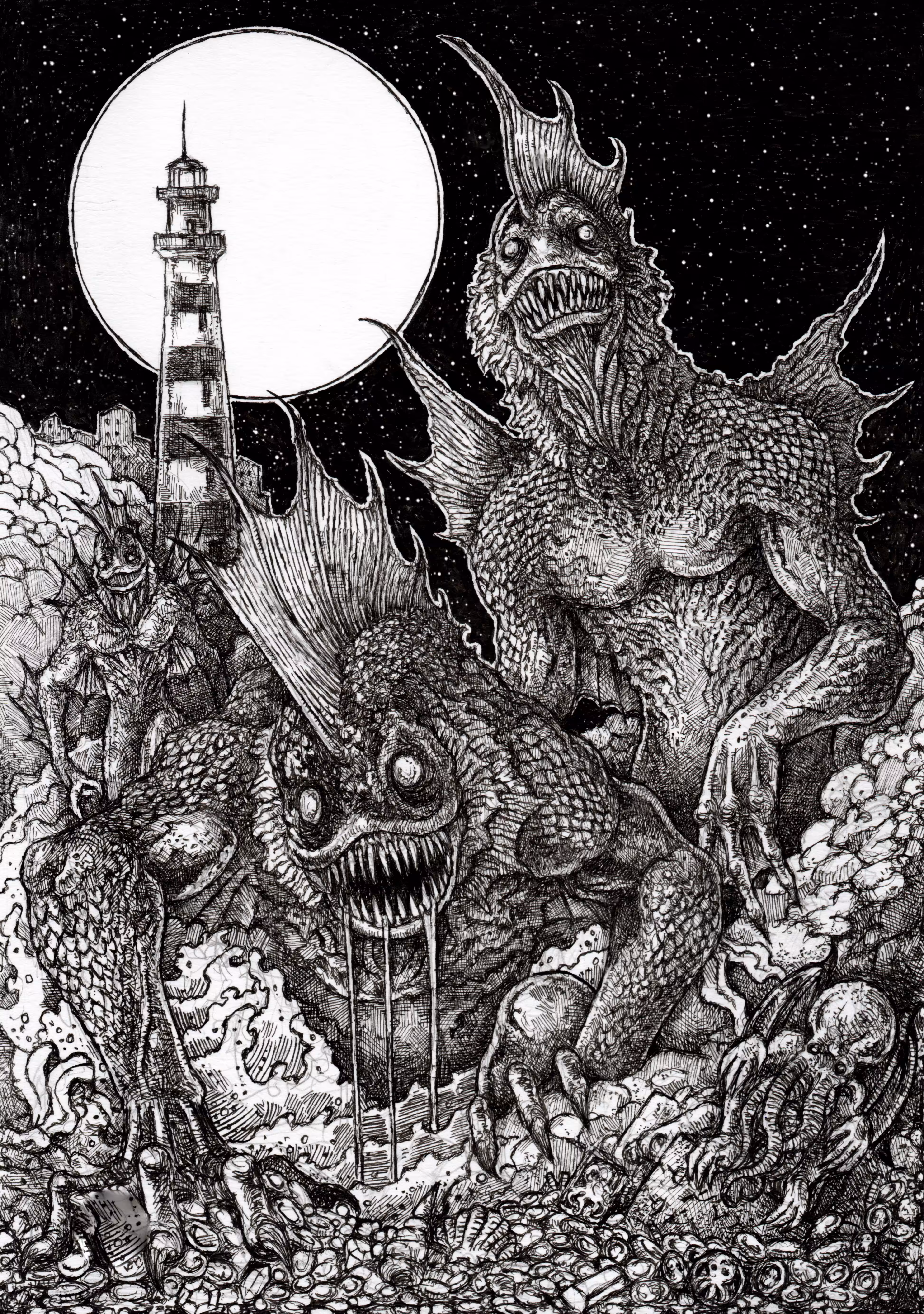 Deep One "Nightmare of Innsmouth"