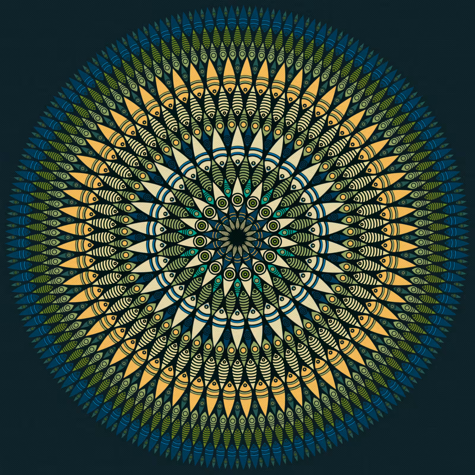 The Owl Mandala #9