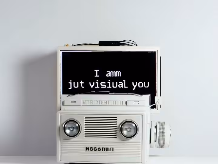 I Am Just a Visual to You