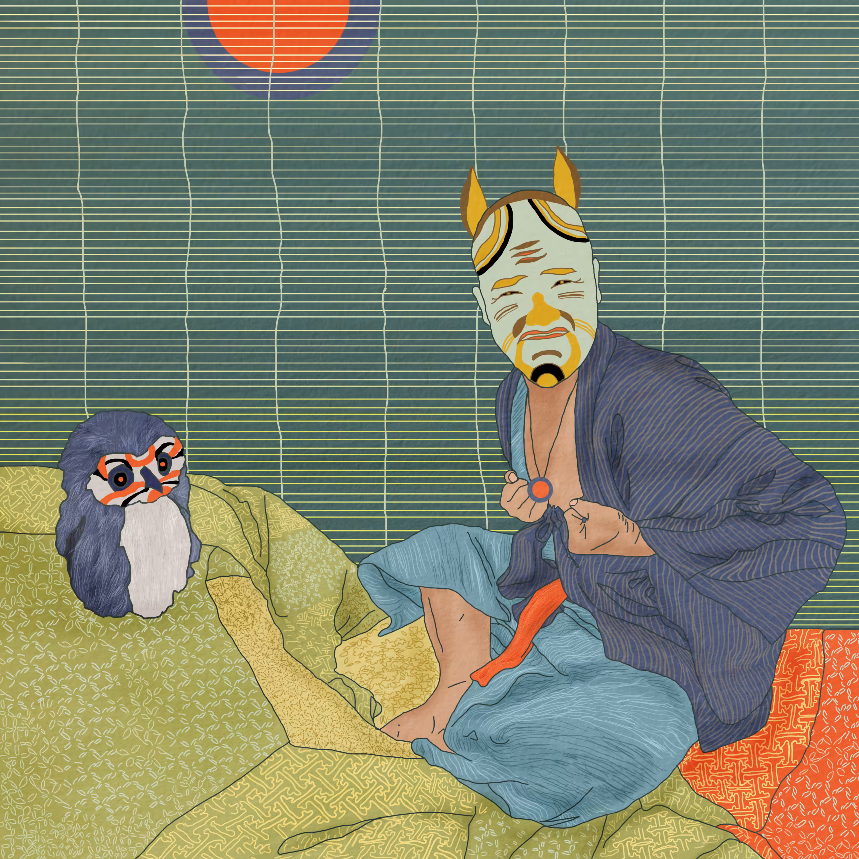 Man and owl