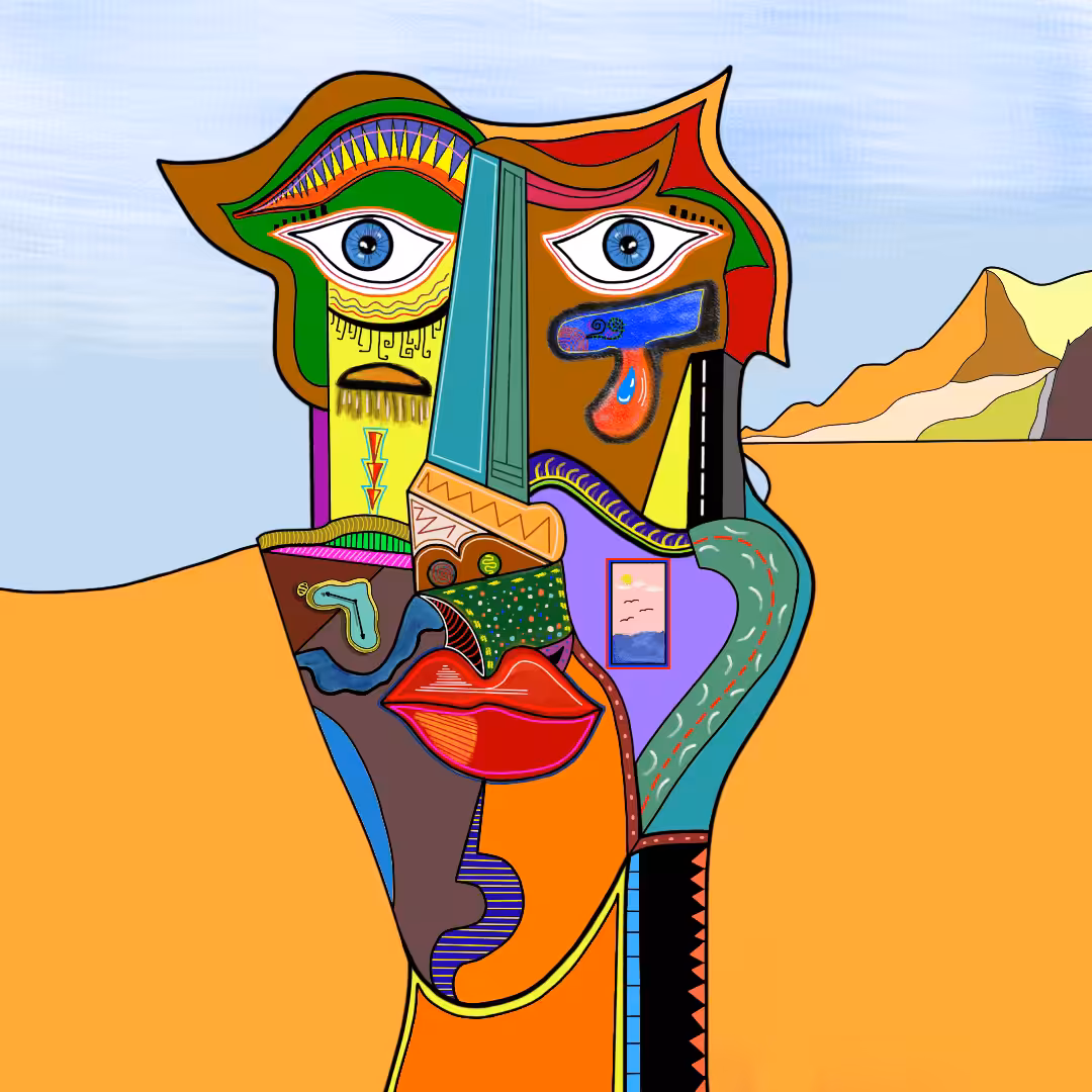 Salvador Dali Melting Watch x Cubism