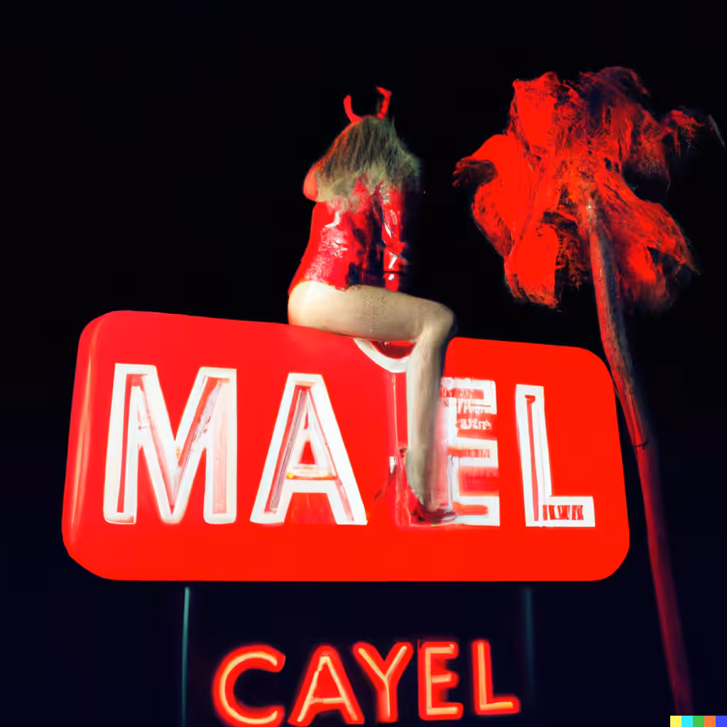 MISS AL SIMPSON X DALL-E 2 - LOST MOTEL 11