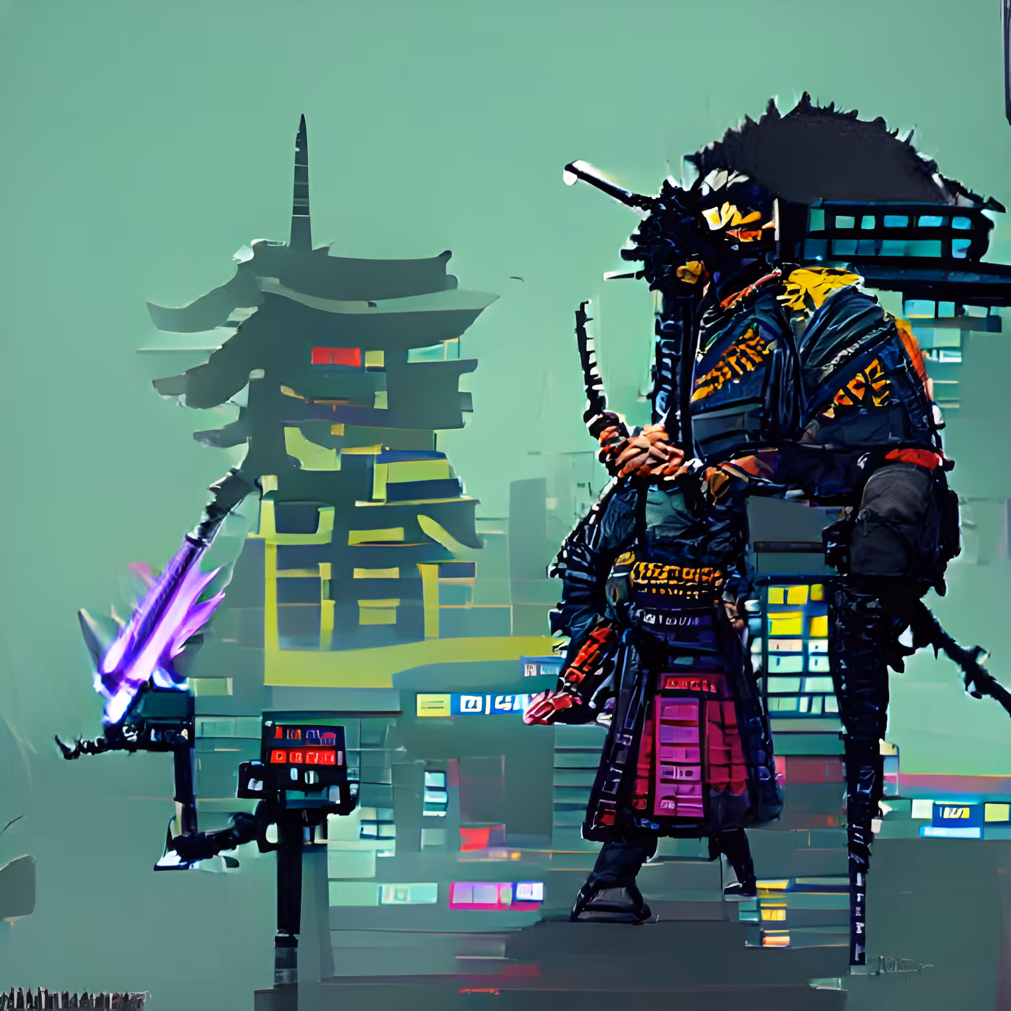 Cyberpunk Samurai #20
