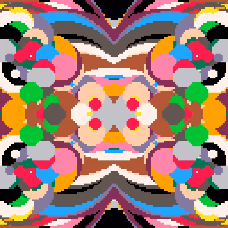 Rapid Psychedelic Inkblot Test Generator #48