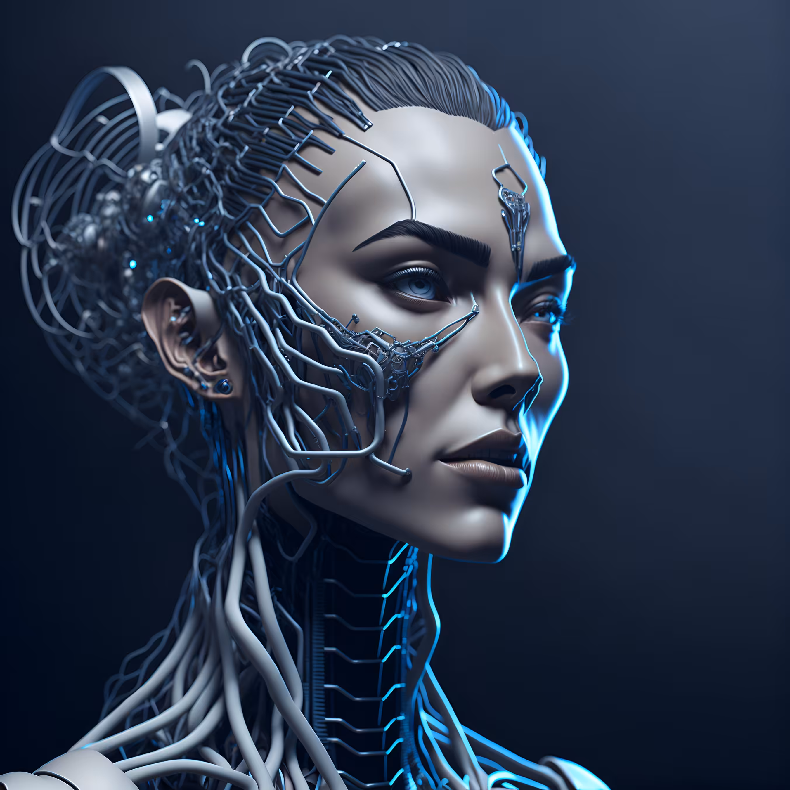 NFT Melody : Cyborg Beauty #02