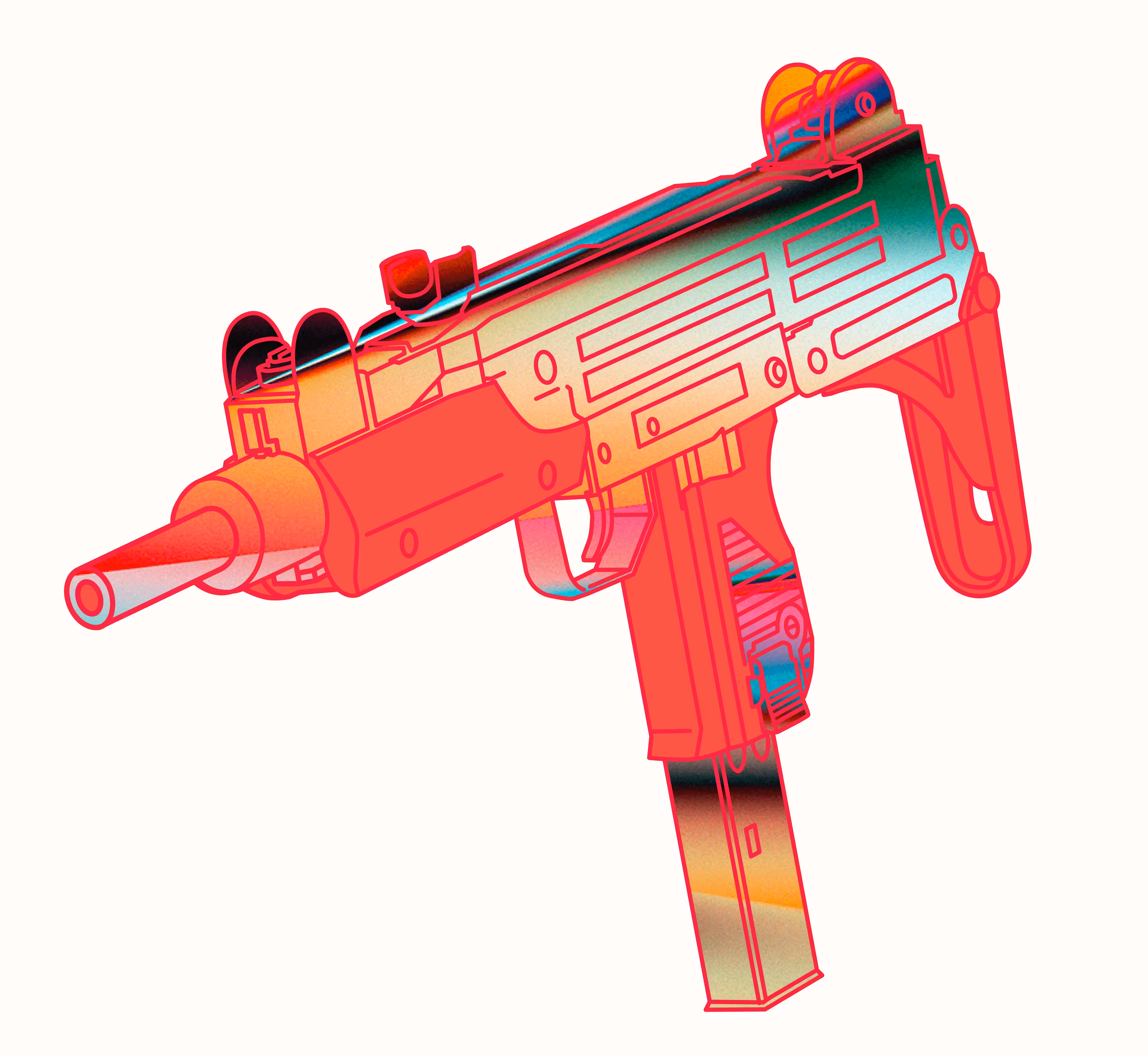 Krypto Gun - Uzi - Reactive Jupiter 1/1