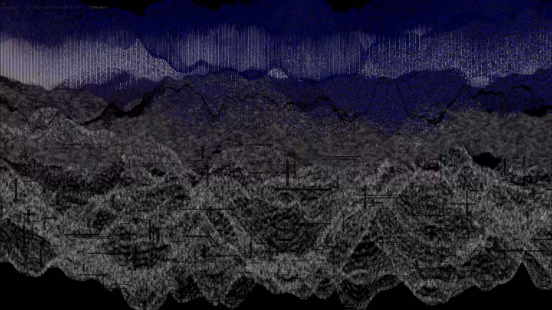 Pixel rain in a data landsacape #147