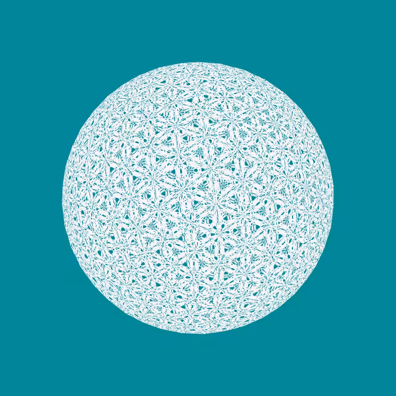 Digital Gothic: Spherical Tessellation #28