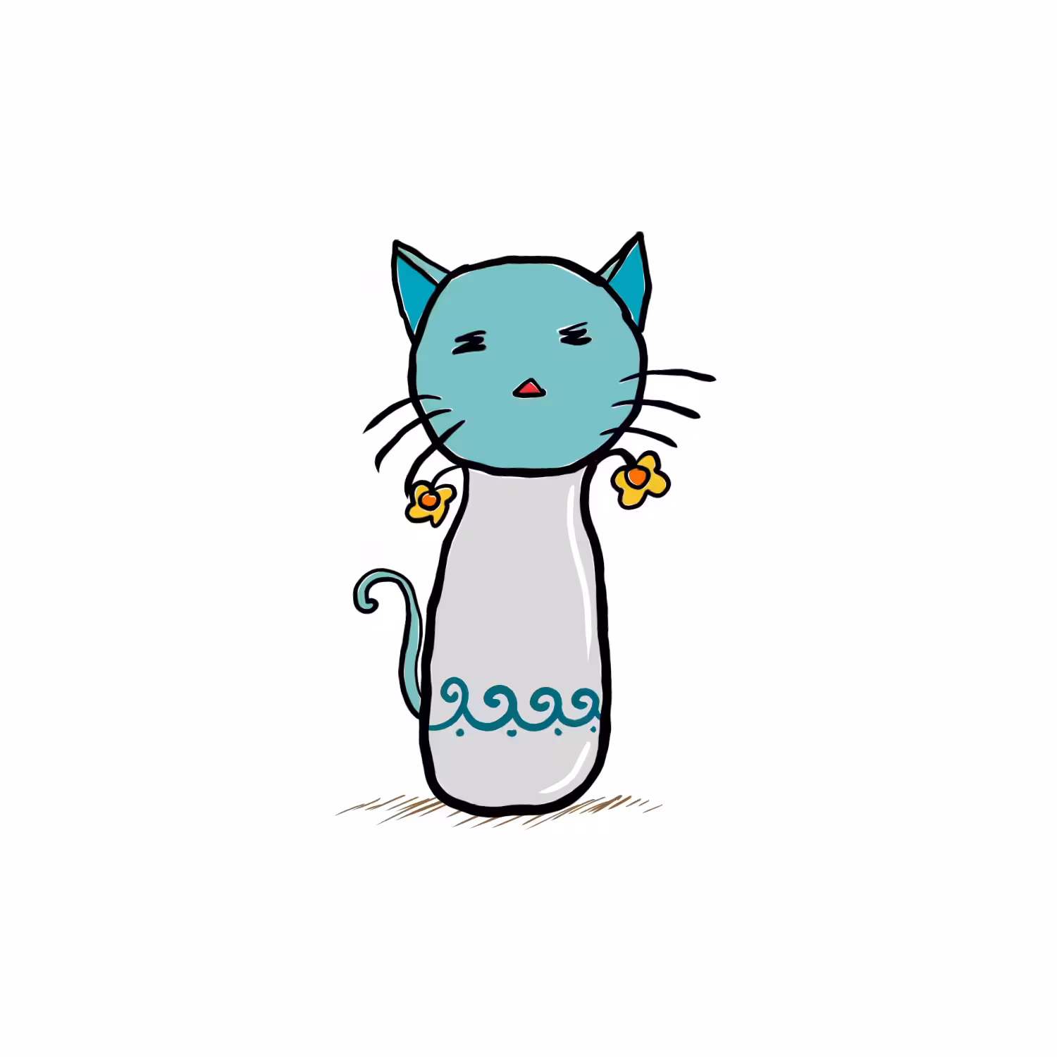 CAT VASE