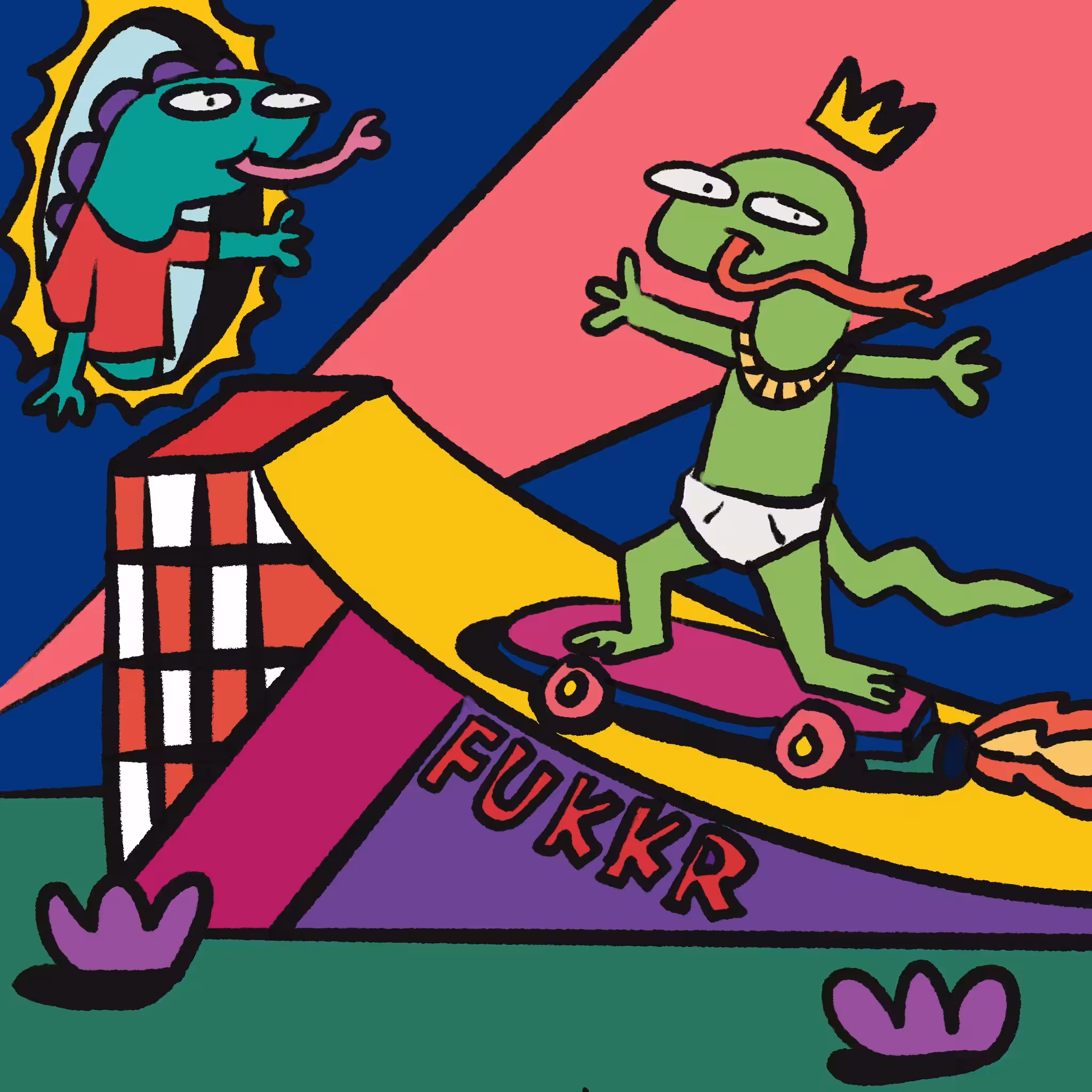 FUKKR OFF THE WALL