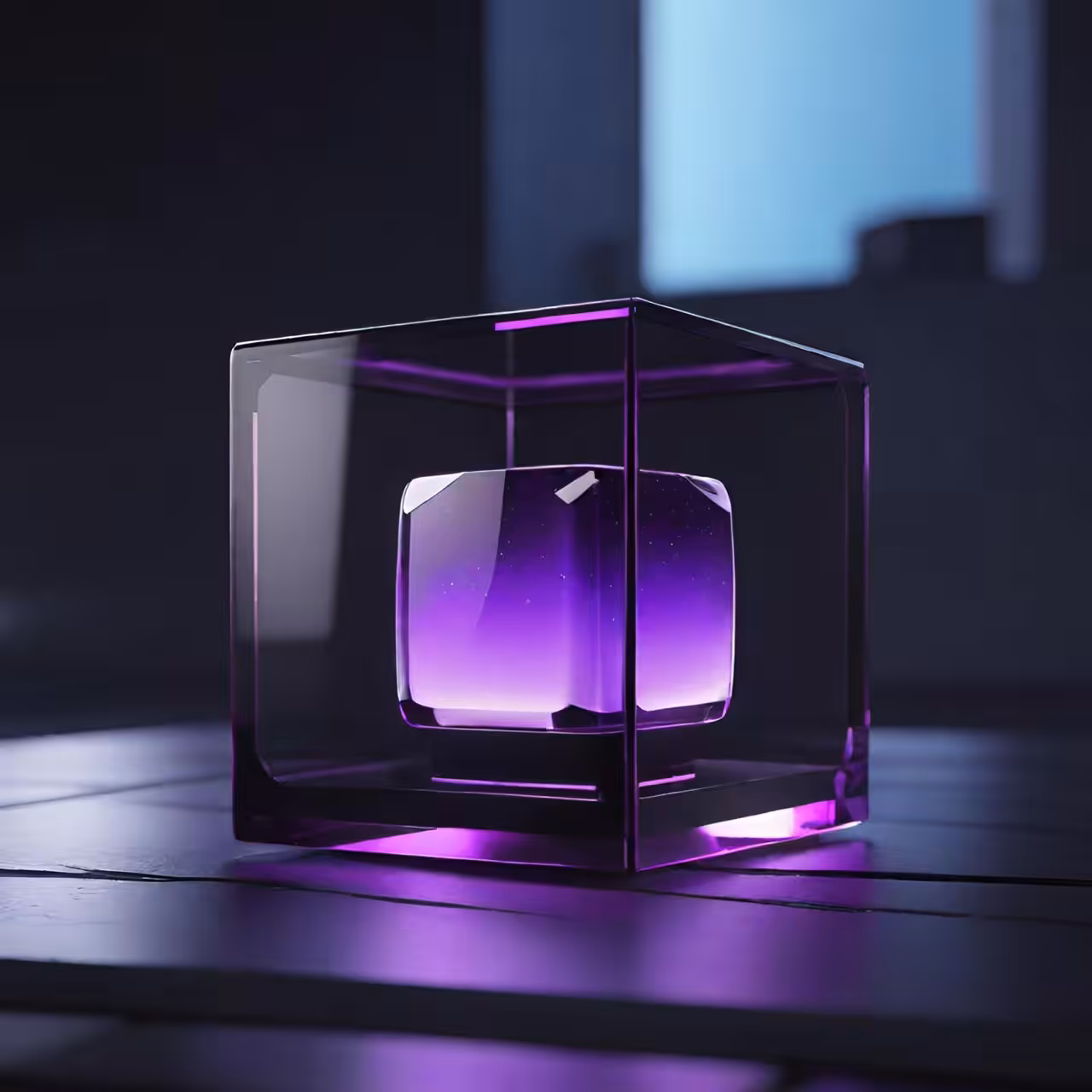 violet glass#3