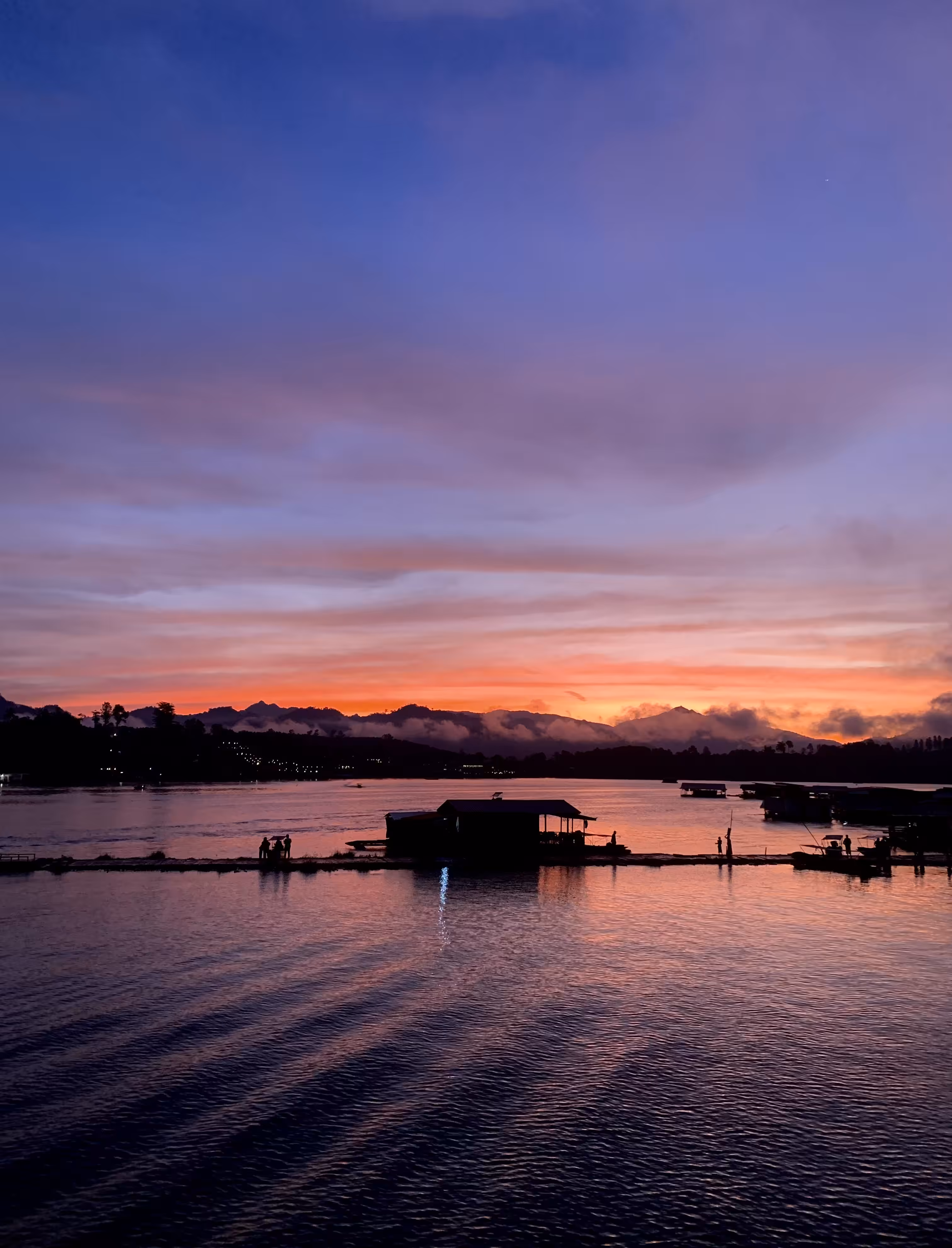Sunset in the morning