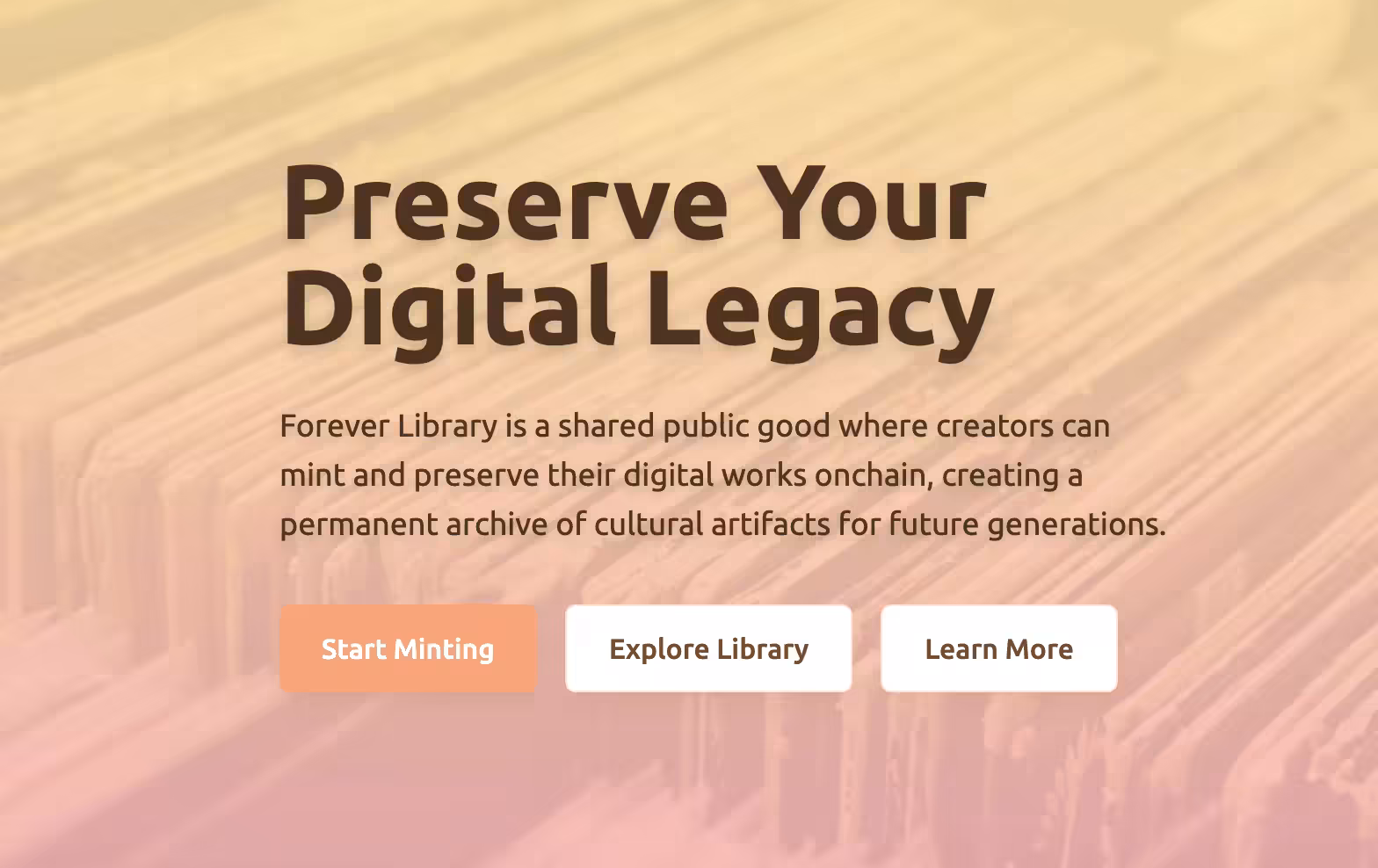 Forever Library V1 Website Tour May 2026