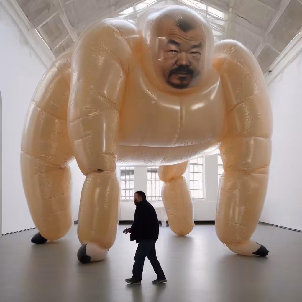Inflated Ai Weiwei