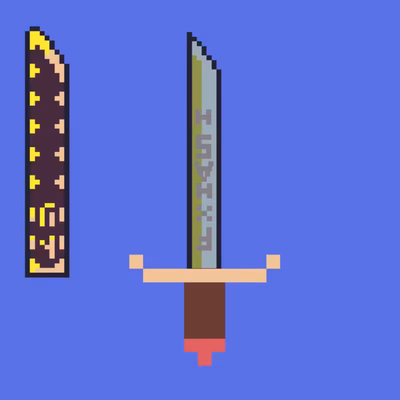 Generative Pixel Swords #1