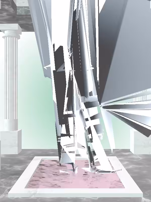 HeavenComputer: The Drunk Luminescent Chrome Woman #488