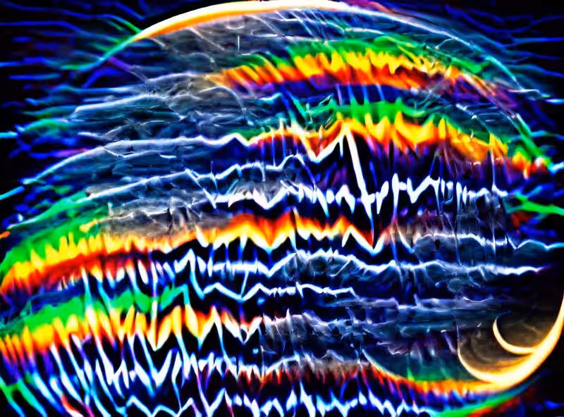 rainbow Moon Radio waves