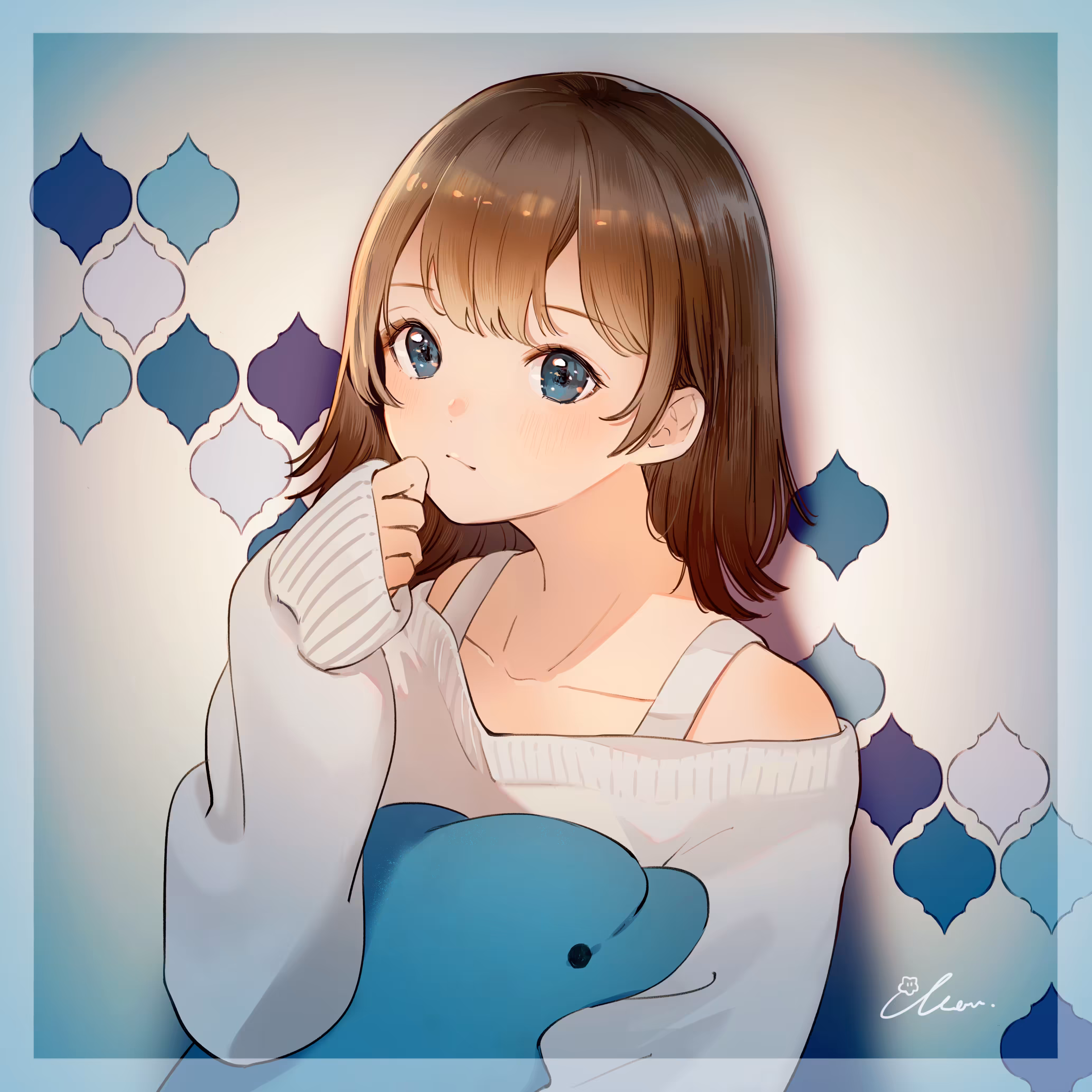 Stuffed dolphin